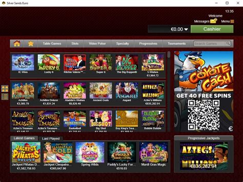 silversands casino login